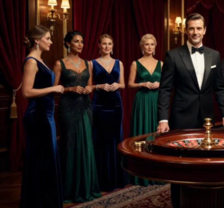 Scenariusz tematyczny Casino Royale z mobilnym kasynem